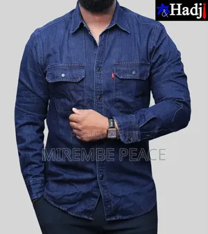 Double Pockets Denim Shirts