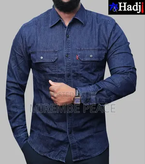 Double Pockets Denim Shirts
