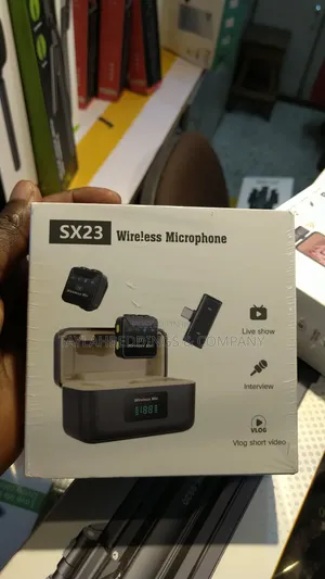 Sx23 Noise Canceling Wireless Lavalier Microphone Lapel for Interview
