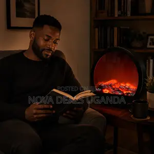 Electric Fireplace Light (Round Led Fireplace Lamp)