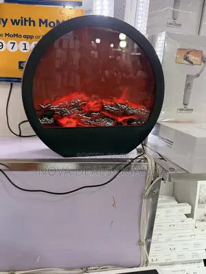 Electric Fireplace Light (Round Led Fireplace Lamp)
