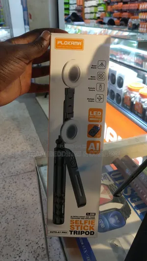 Ai Intelligent 360 Auto Face Tracking Tripod 360°Rotation With Light