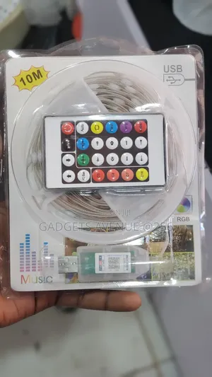 10-Meter RGB Led Strip Set Featuring Music Synchronization Capabilitie