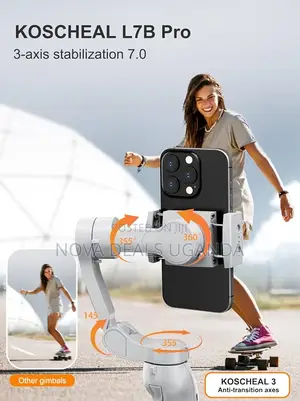 Smart Phone Stabilizer Portable Foldable 3-axis Rotation For Vlogging