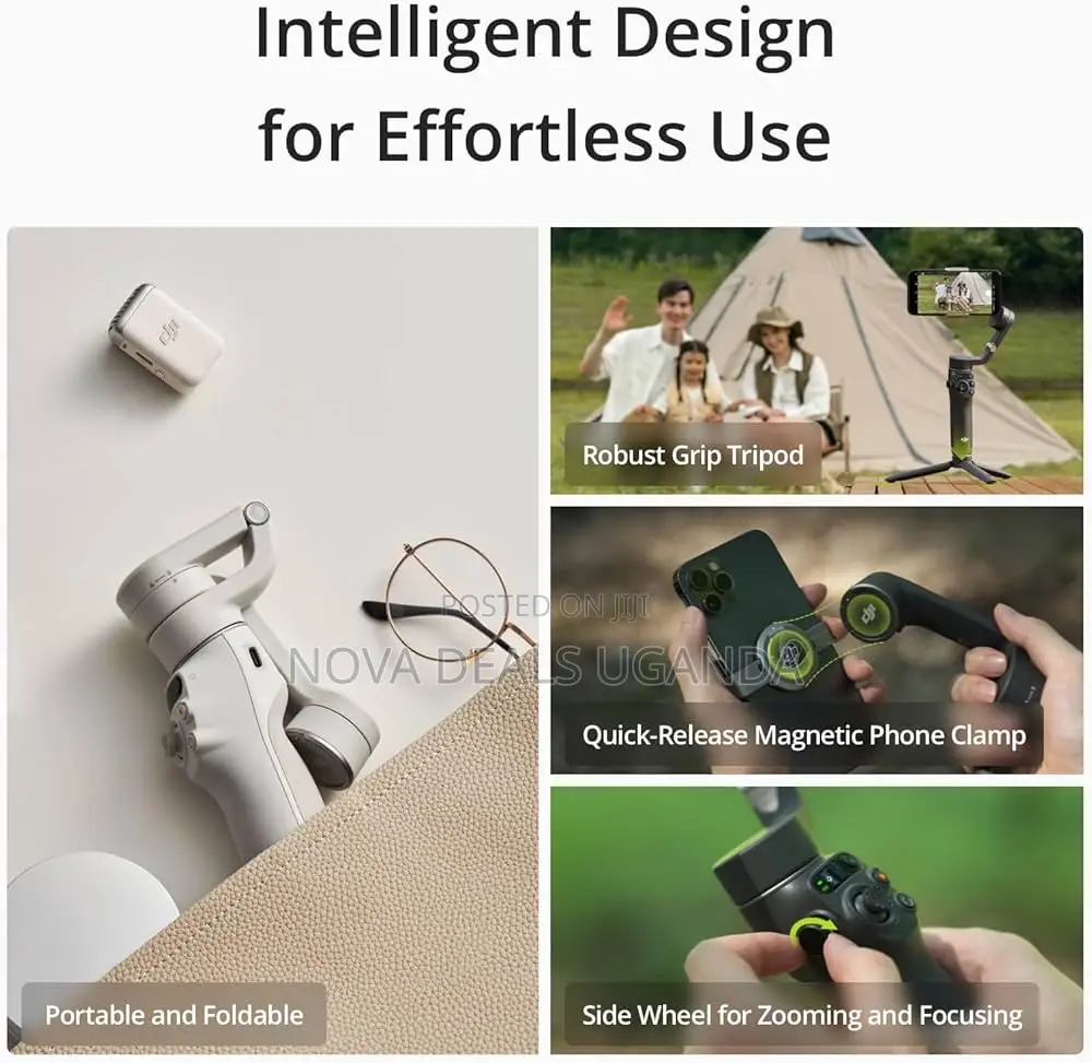 Smart Phone Stabilizer Portable Foldable 3-axis Rotation For Vlogging