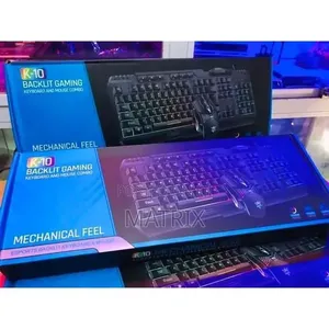 Backlit Gaming Keyboard And Mouse Combo Mechanical Gaming