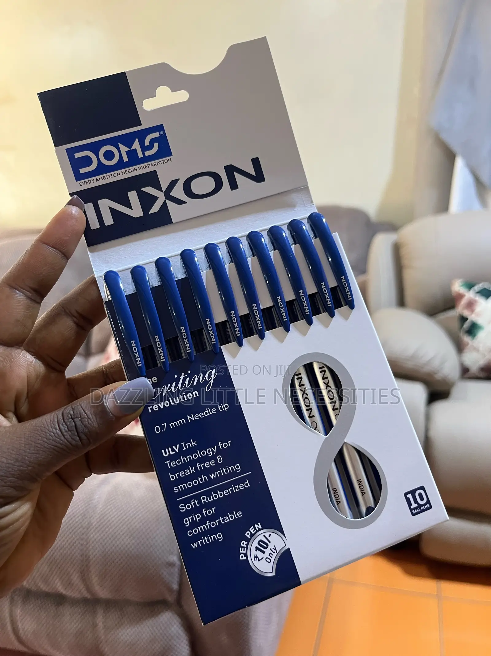 Doms Inxon Blue Pens (Pack of 10)