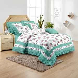 Crown-floral Bed Cover Setu