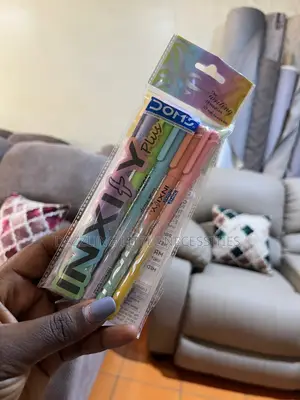 Doms Inxify Plus Blue Ballpoint Pens - Pack of 5