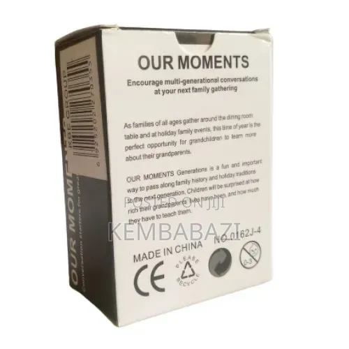 Our Moments Generations Card Game