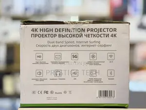 Smartbarry Ht36 Pro Smart Projector With Wireless Microphone