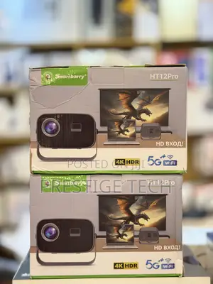 Smartbarry Ht12 Pro Smart Projector 5g Wifi Bluetooth Projector