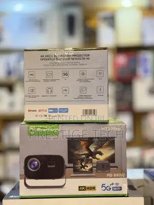 Smartbarry Ht12 Pro Smart Projector 5g Wifi Bluetooth Projector