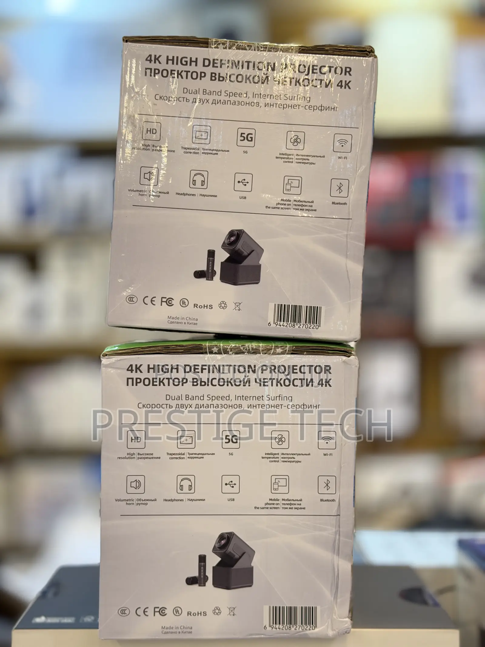 Smartbarry Ht31 High Definition 3in1 Projector With 2 Mics