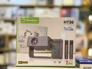 Smartbarry Ht30 High-Definition Projector With Microphone Speaker