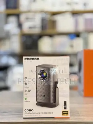 Porodo Gobo Portable Air Projector, Rechargeable Projector