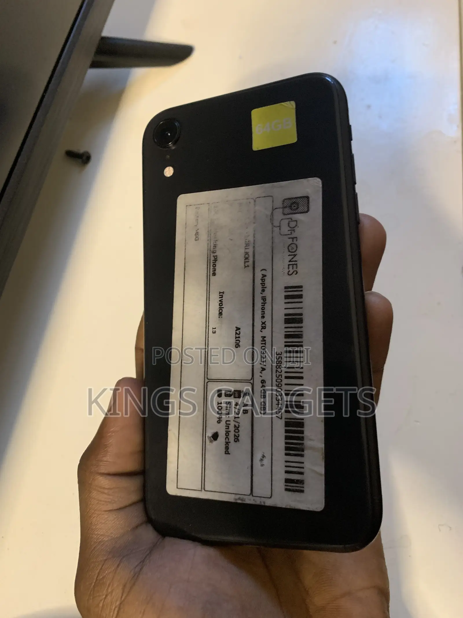 Apple iPhone XR 64 GB Black