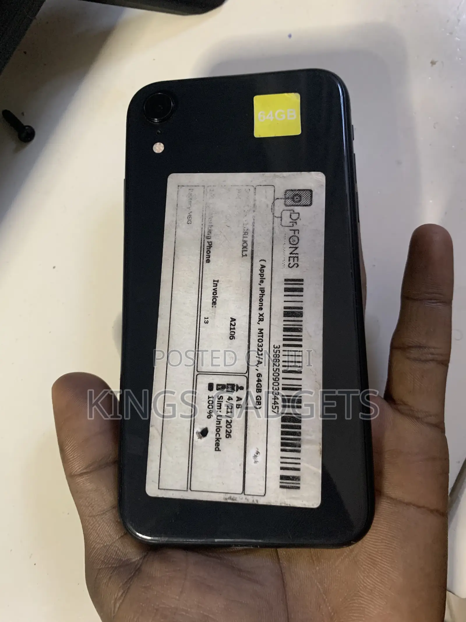 Apple iPhone XR 64 GB Black