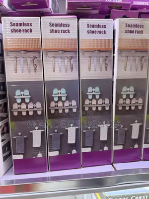 Seamless Wall-Mounted Adhensive Shoe Rack