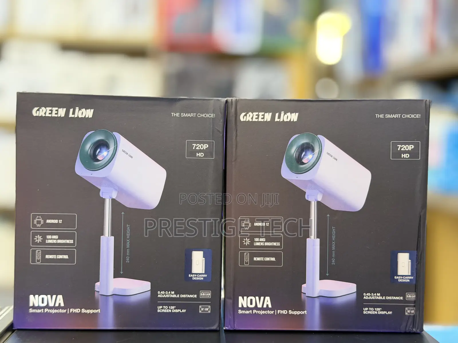 Green Lion Nova Smart Portable Android Projector, Built in Speaker