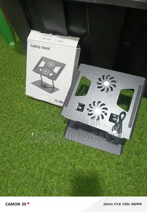 360° Swivel Adjustable Laptop Stand With Inbuilt Fans