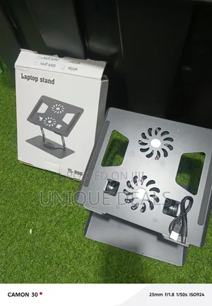 360° Swivel Adjustable Laptop Stand With Inbuilt Fans