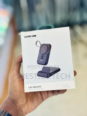 Green Lion 3in1 Magsafe Power Bank 10000mah Wireless Charger 20w