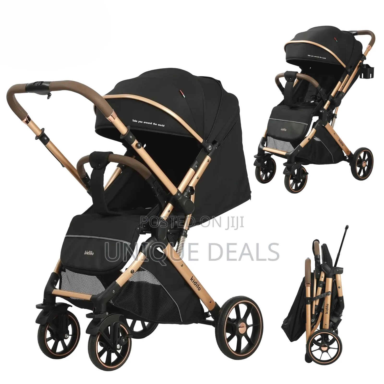 Kidilo Baby Stroller -Kidilo - Convertible Stroller