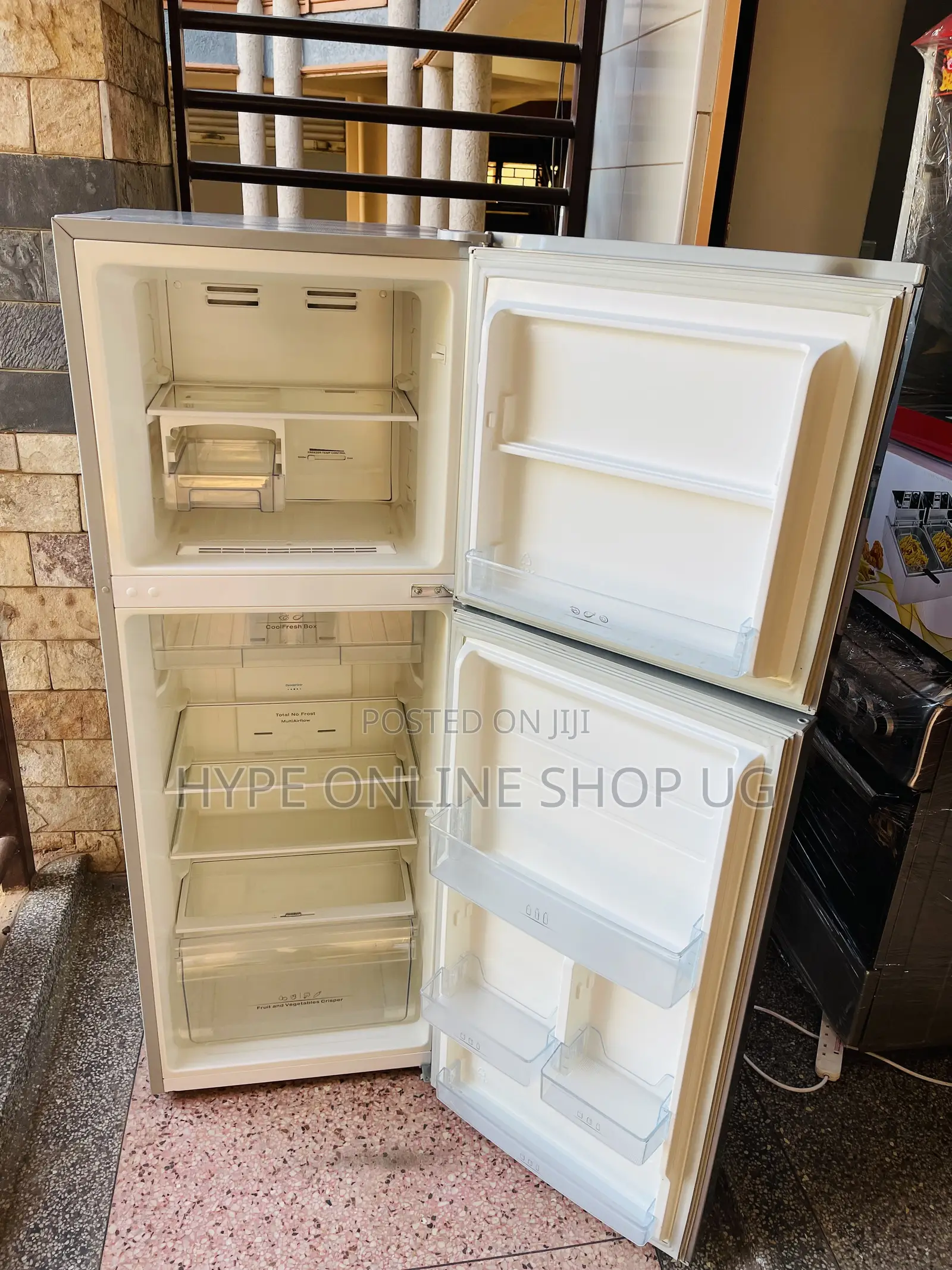 Imported Used Frostfree Silver Doubledoor Hisense 295l Fridge