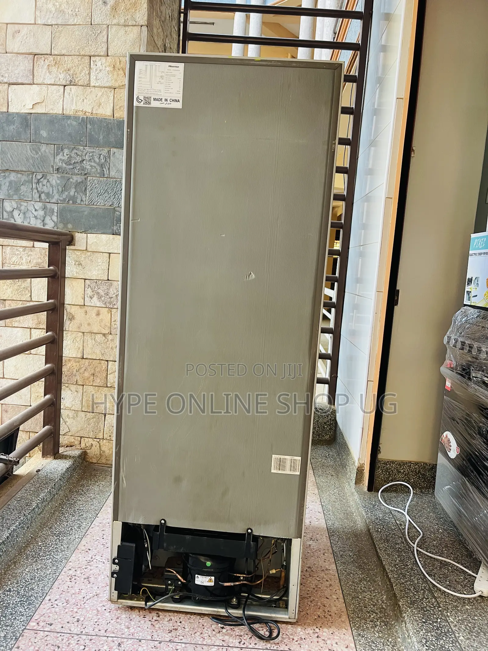 Imported Used Frostfree Silver Doubledoor Hisense 295l Fridge