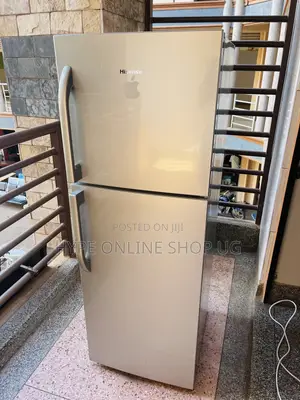Imported Used Frostfree Silver Doubledoor Hisense 295l Fridge