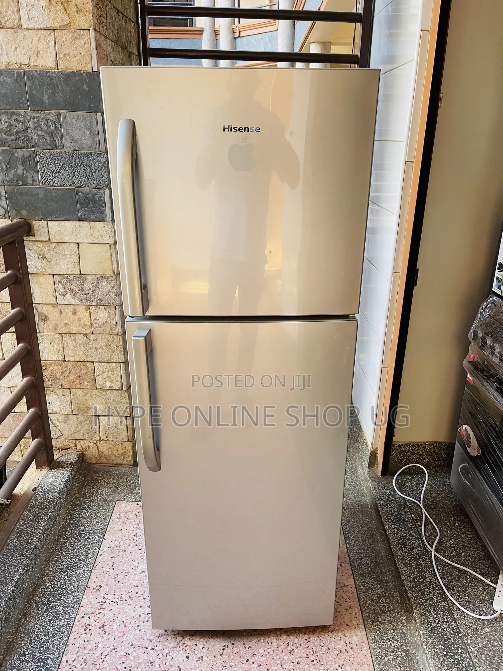 Imported Used Frostfree Silver Doubledoor Hisense 295l Fridge