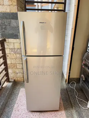 Imported Used Frostfree Silver Doubledoor Hisense 295l Fridge