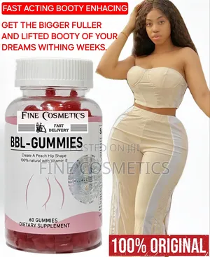 BBL Butt Gummies Hips/Curvy Figure Buttock Booster Enlargement/Lifting