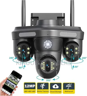 Multi-Lens and Multi-Screen Outdoor Wifi Security Camera