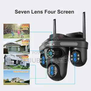 Multi-Lens and Multi-Screen Outdoor Wifi Security Camera