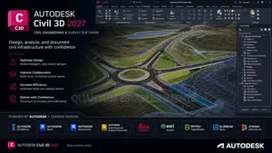 Autodesk Autocad Civil 3d 2027 + Addons | Civil Engineering Software