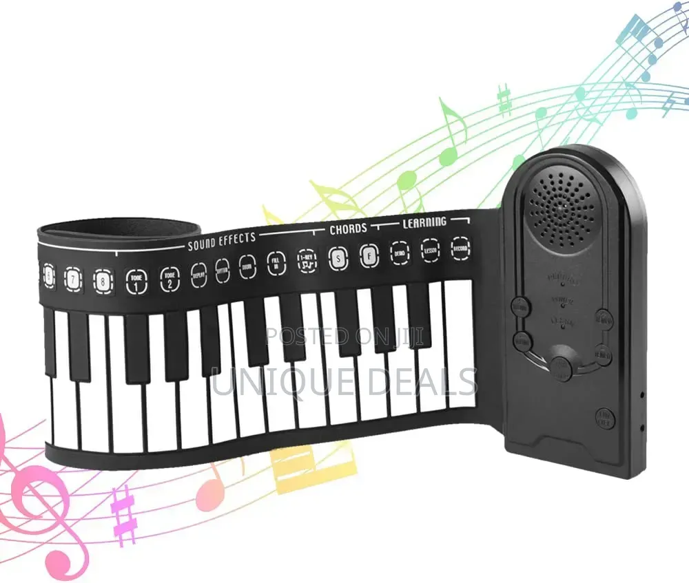 Foldable Roll Up Flexible Piano, 49 Keys