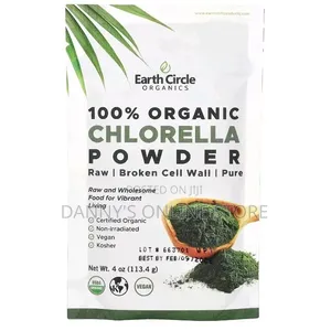 100% Organic Chlorella Powder, 114g, 36 Servings