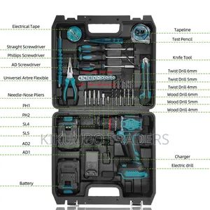 Brushless Cordless Drill Kit – 2 Batteries