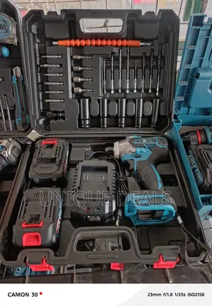 800nm Cordless Electric Impact Wrench 1/2'' Gun