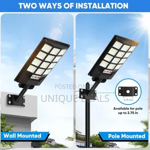 Solar Street Lights Outdoor, Waterproof Motion Sensor Solar Light