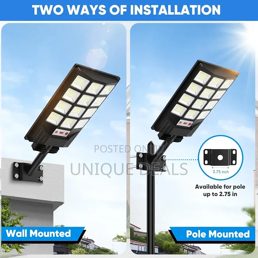 Solar Street Lights Outdoor, Waterproof Motion Sensor Solar Light