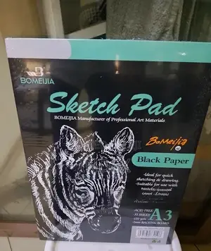 A3 Black Paper Sketch Pad