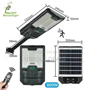 Solar Powered Street Light,Dusk To Dawn With Motion Sensor