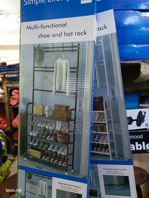 Shoe and Hat Integrated Rack