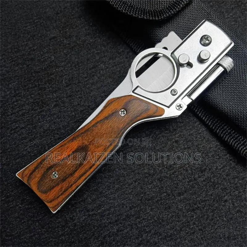 Ak47 Flipper Pocket Folding Knife With Push Button Lock | Led