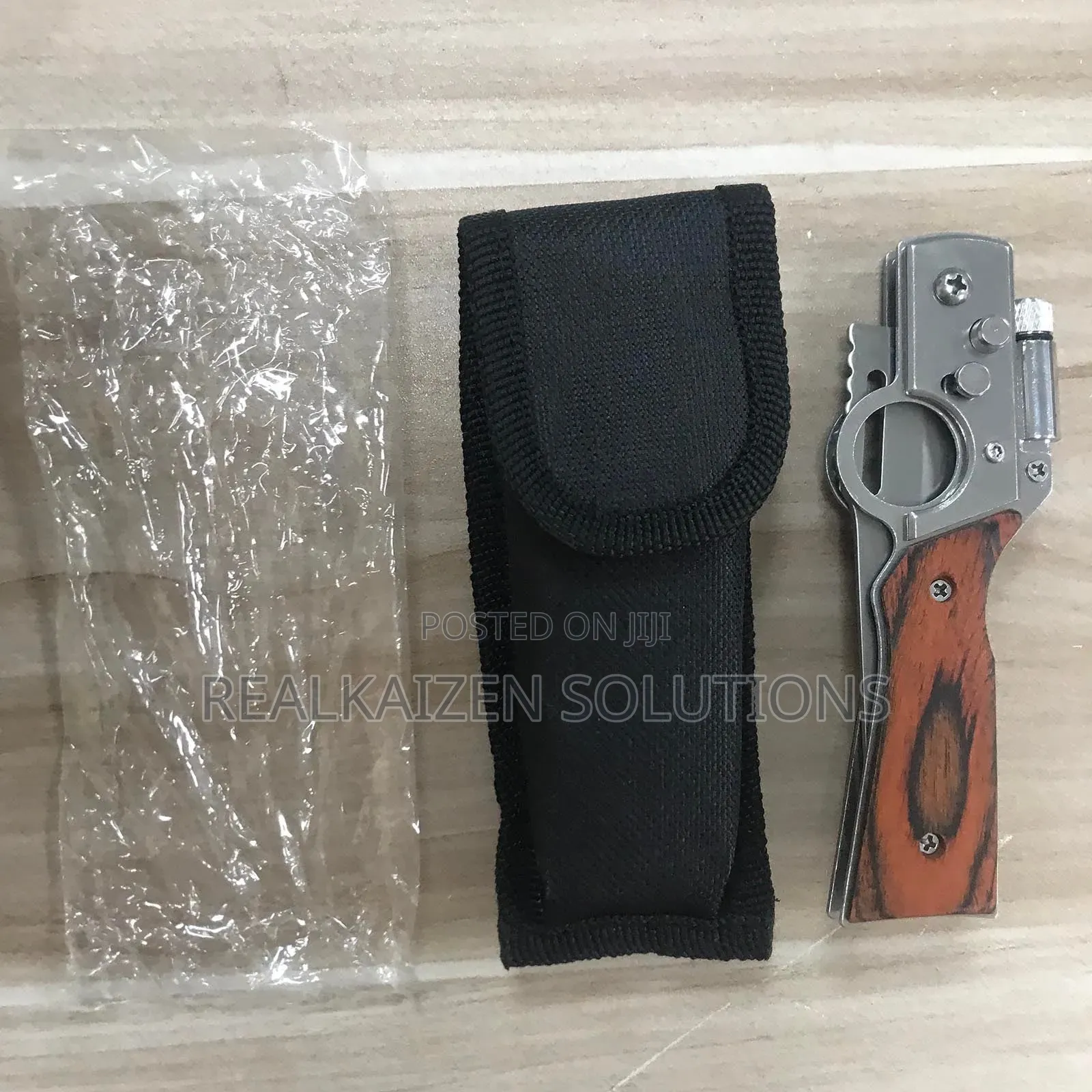 Ak47 Flipper Pocket Folding Knife With Push Button Lock | Led