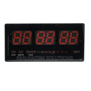 Led Digital Wall Clock With Temperature Display |Calendar |Usb Power