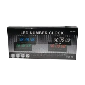 Led Digital Wall Clock With Temperature Display |Calendar |Usb Power